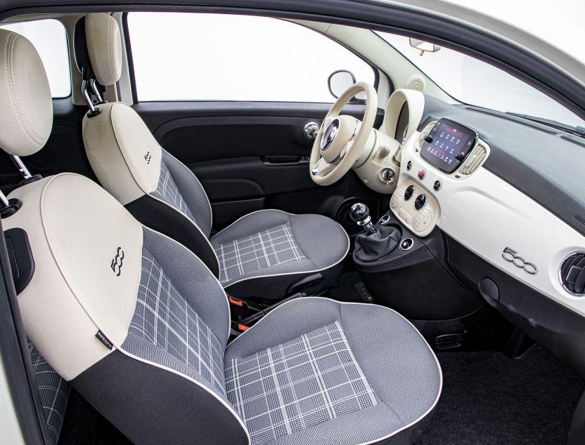 Interior de Fiat 500