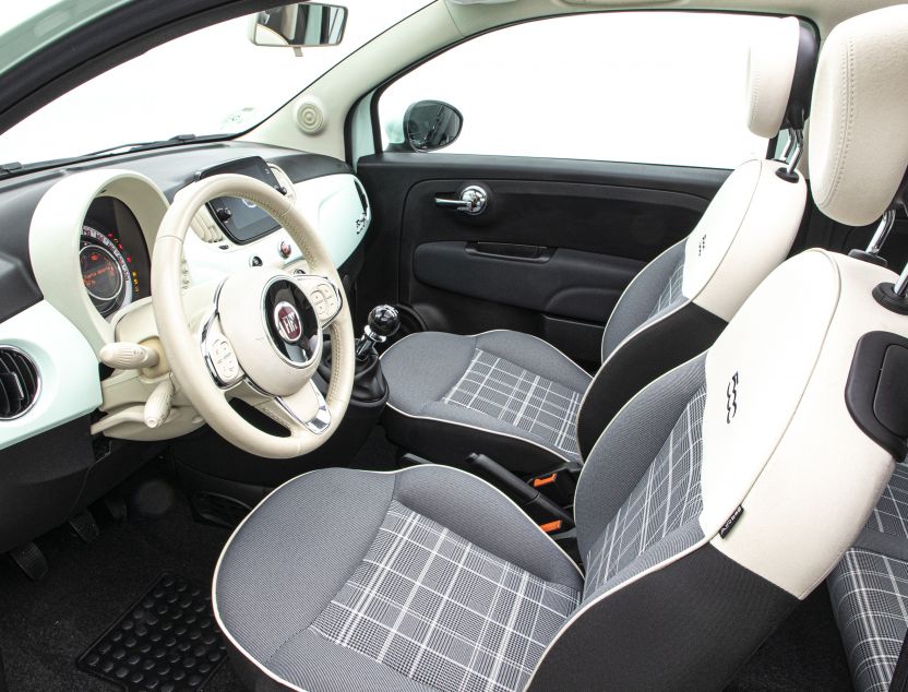 Interior de Fiat 500c