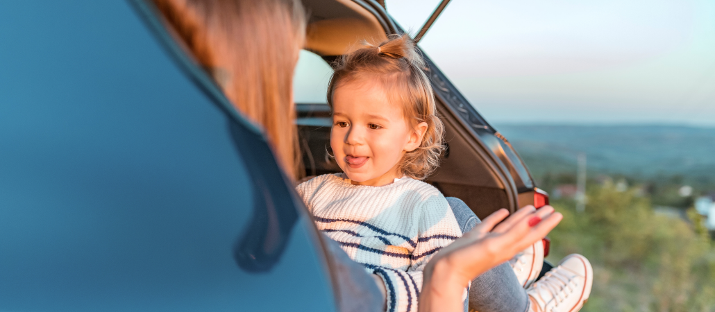 Rutas de invierno con tu automóvil en familia.