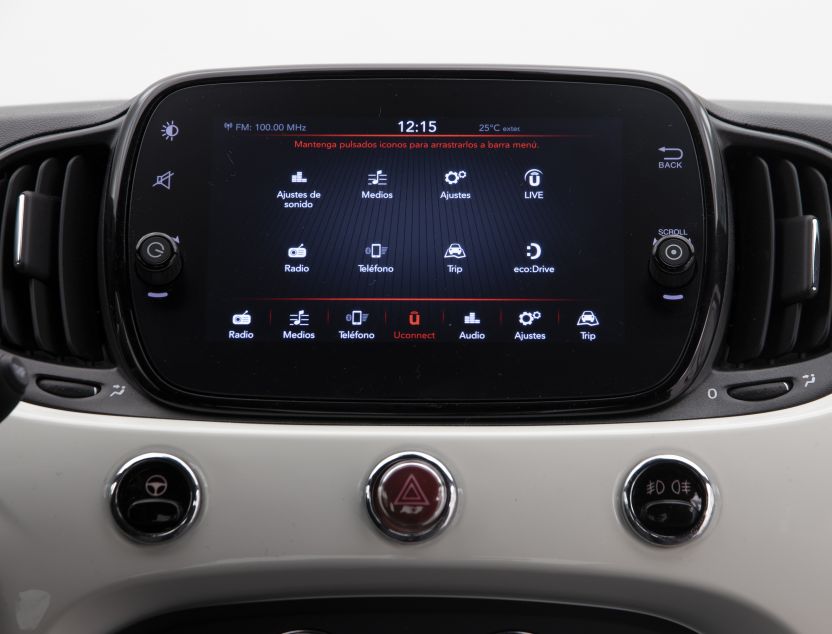Interior de Fiat 500