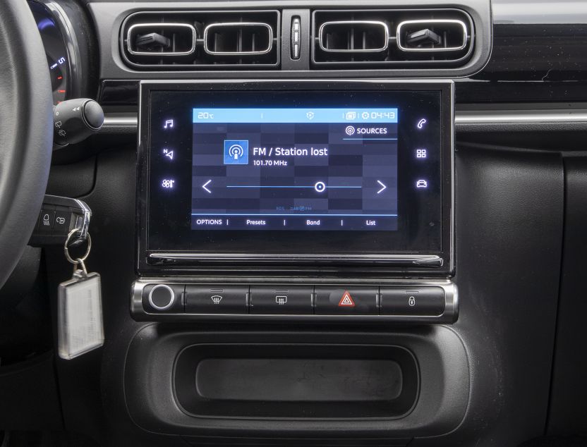 Interior de Citroen C3