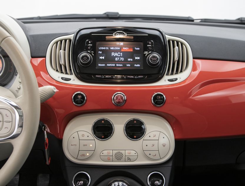 Interior de Fiat 500